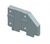 Mordaza prensora, para sujeción de alambre 