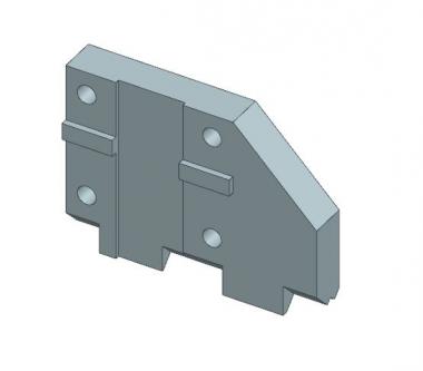 Mordaza prensora, para sujeción de alambre 