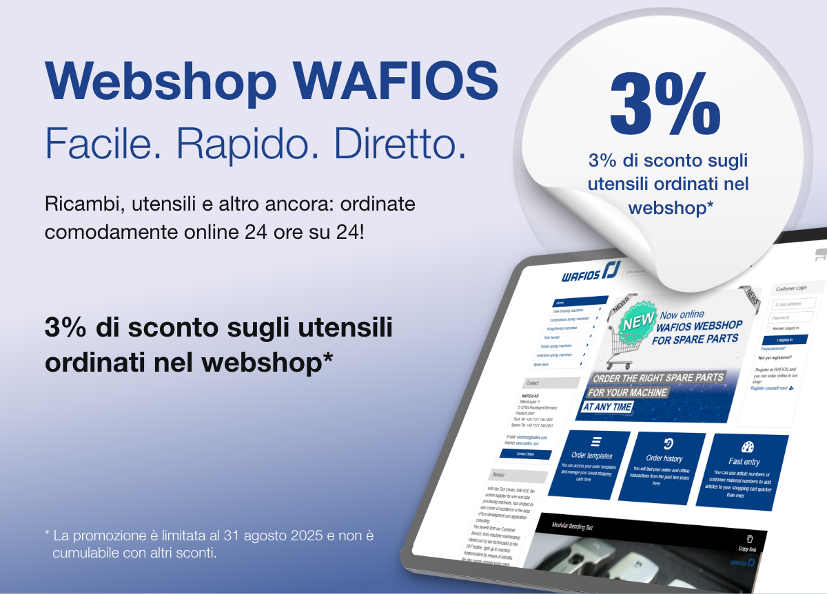 Nachlassaktion 3%